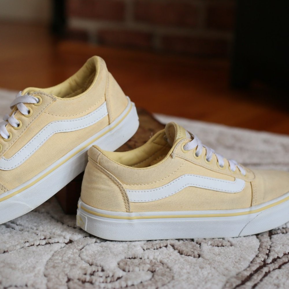 Pale Banana Yellow Vans